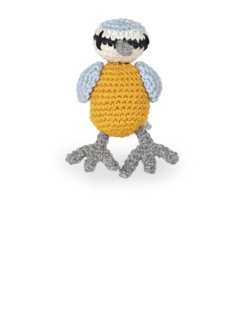 toft ed's animal mini blue tit amigurumi crochet